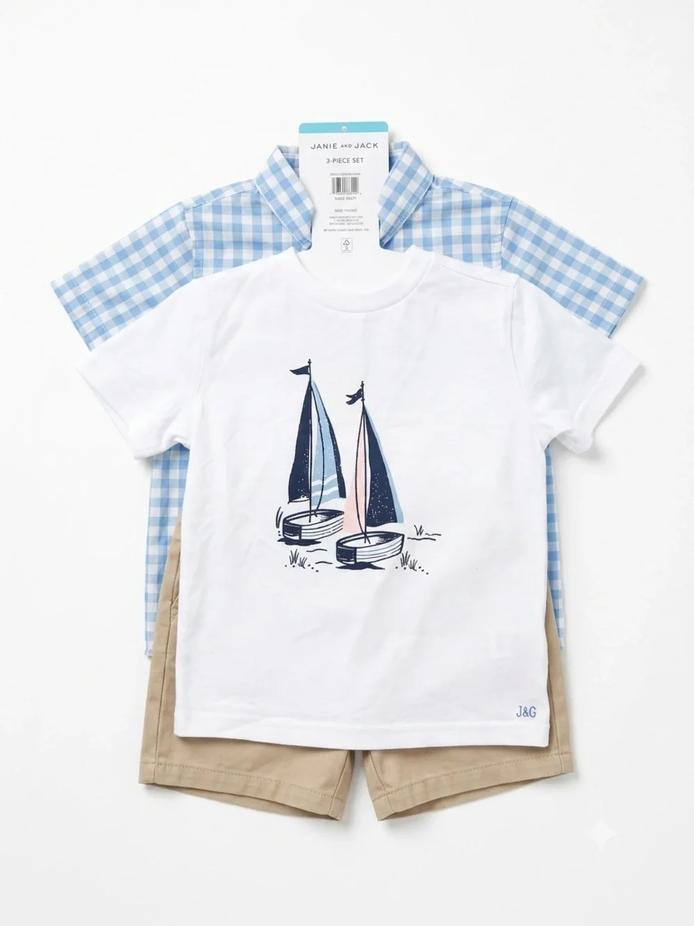 Janie and Jack toddler boy three piece set